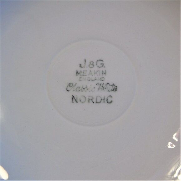 Vintage JG Meakin Blue Nordic Saucer Plate - Picture 5 of 6